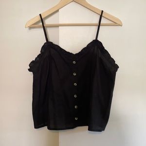 Black button tank